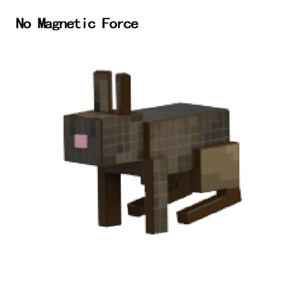 Animal Wheat Block Scene Building Mine World Magnetic Base Plate Magnetic Building Block Toys Children's Toys Gift DIY 2CM X045