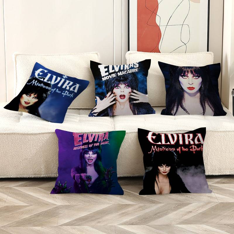 EElvira MMistress DDark Pillow Cushion Cover Pillowcase Living Room Sofa Home Decor Customized
