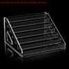 Nail Salon Cosmetic Tabletop Display Rack Acrylic Transparent Multi-layer Nail Polish Display Stand, Lipstick Storage Box