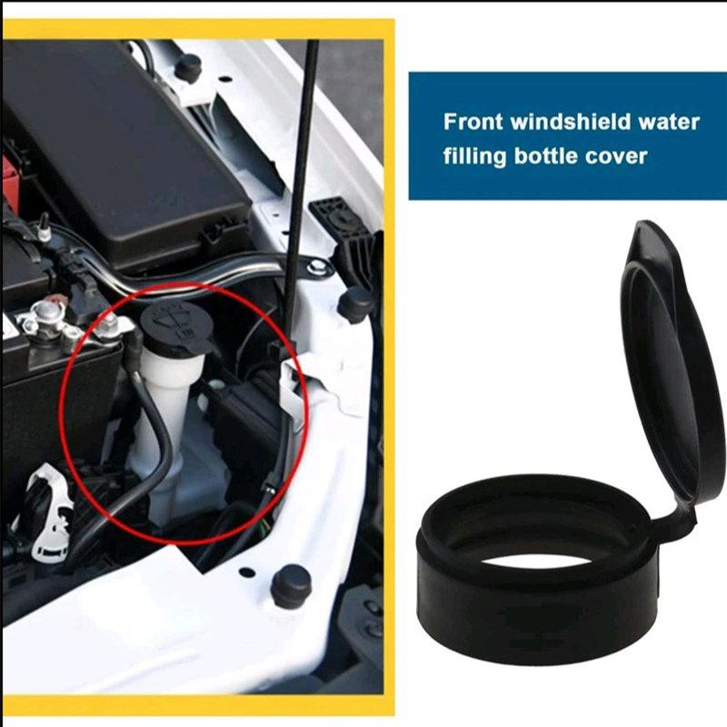 1pc Car Windshield Wiper Washer Fluid Reservoir Tank Bottle Cover Car Wiper Cap Accessories for Tesla Model 3/S/X/Y 2017 -