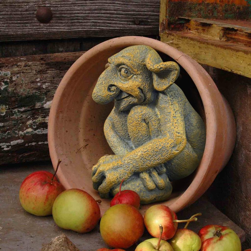 Gargoyle Statue Mischievous House Buddys Home And Garden Decoration