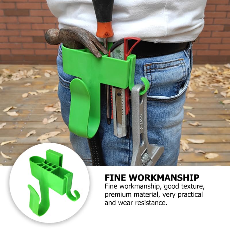 Ibasenice Waist Tool Tool Whisking Tool Drill Tool Waist Pouch with Rack and Hanger Storage Rack, Carpenter's Belt, Tool, Electrician's Belt, Pouch,