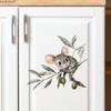 Cartoon Branch Mouse Wall Stickers, Creative Self-Adhesive Decor for Kids Room Living Room Bedroom Background Wall