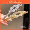 Personalized Zircon Cuff Bracelet With Irregular Shape For Casual And Elegant Wear