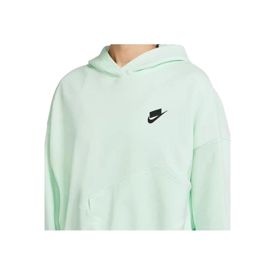 

Nike Повседневный Минималистичный Удобный Свитшот-Пуловер с Капюшоном Женский свитшот Светло-зеленый DQ5534-394 XL