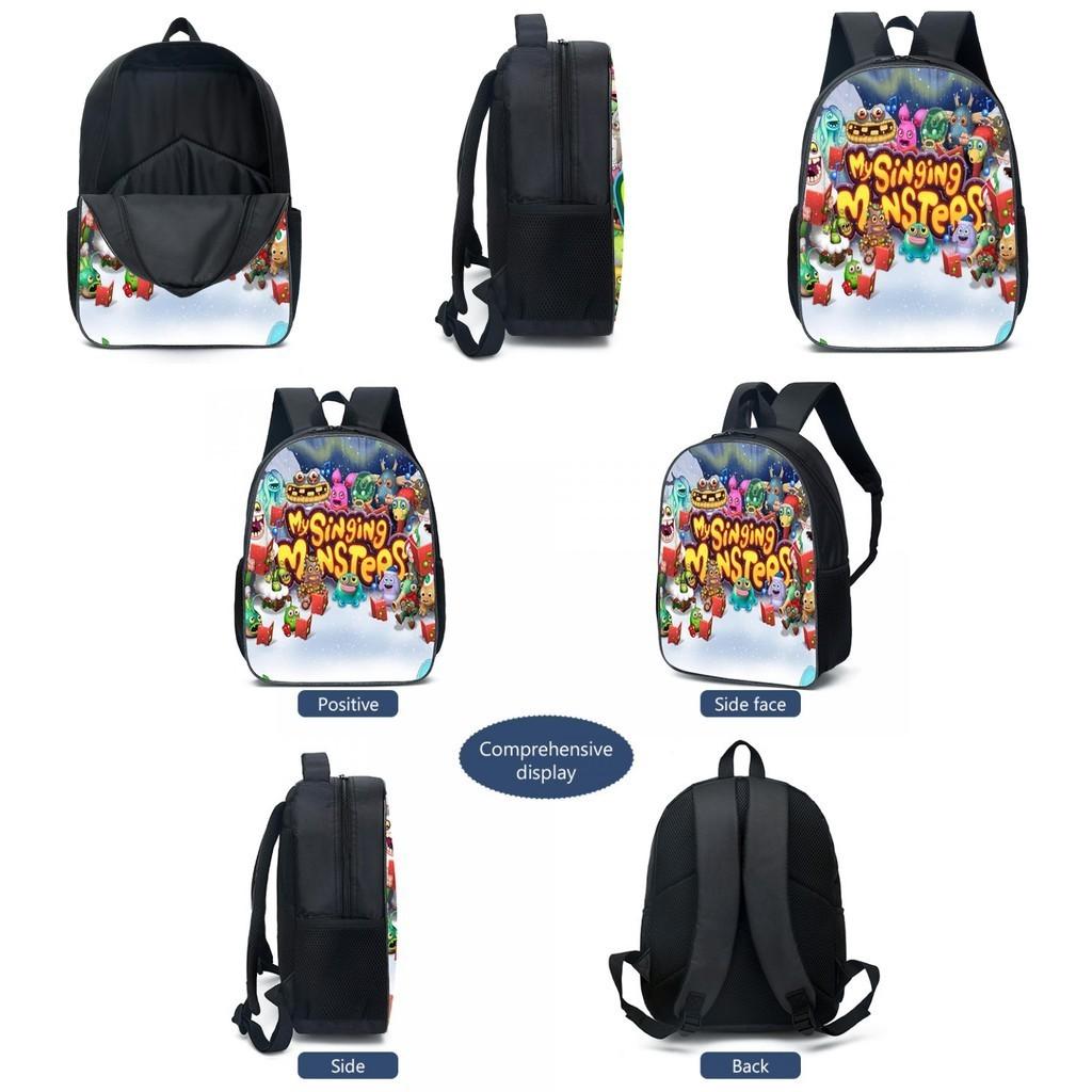 My Singing Monsters Cartoon Backpack For Kids 20l Capacity