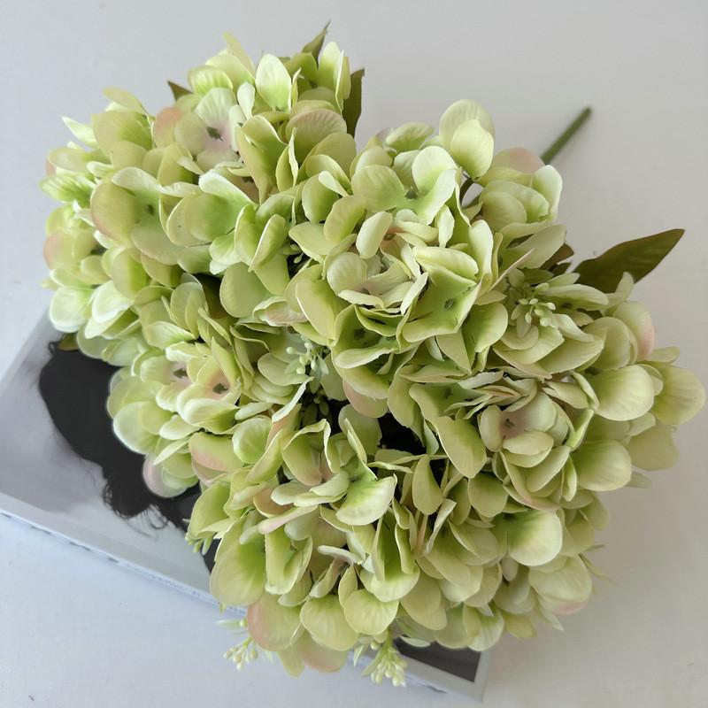 Decorazione Sfera Ortensia Artificiale Matrimonio Hotel Percorso Materiale Floreale Tessuto Per Uso Domestico ed Eventi