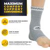 2Pcs Ankle Brace Compression Sleeve - Plantar Fasciitis Sock.Relieves Achilles Tendonitis. Foot Arch Support Reduces Joint Pain