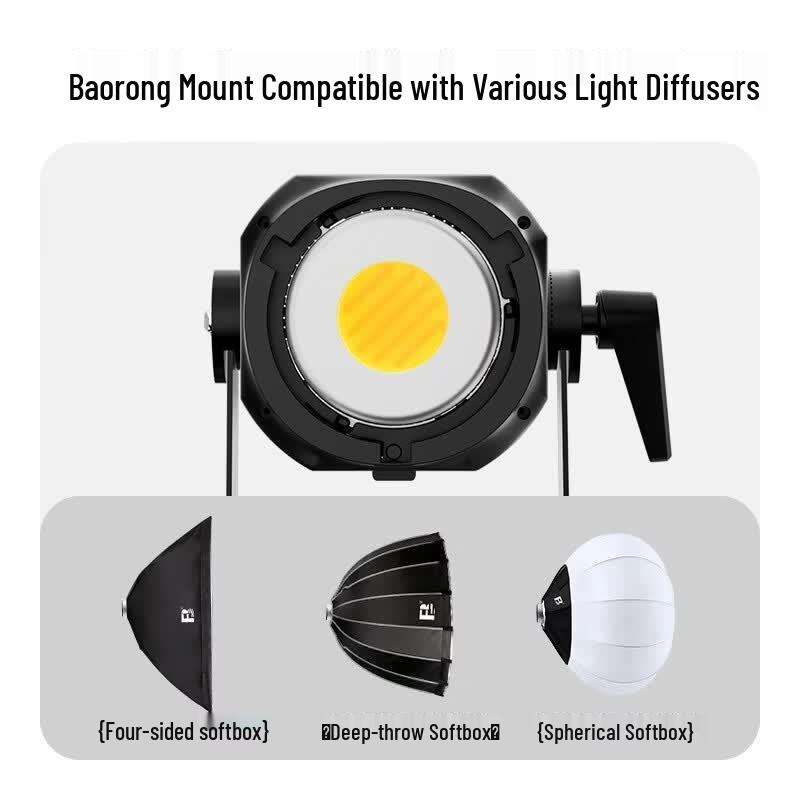 FB 300W COB LED Studio Video Light Kit