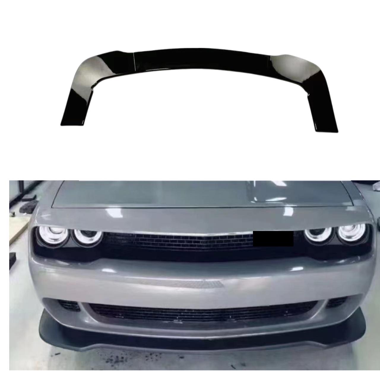 Dodge Challenger 2011-2022 Front Spoiler/Lip Upgrade Glossy Black