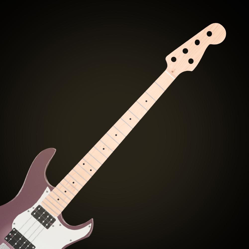 21 Fret Maple Electric 5string Bass Neck For Fender JB Jazz Part Replacement Instrument