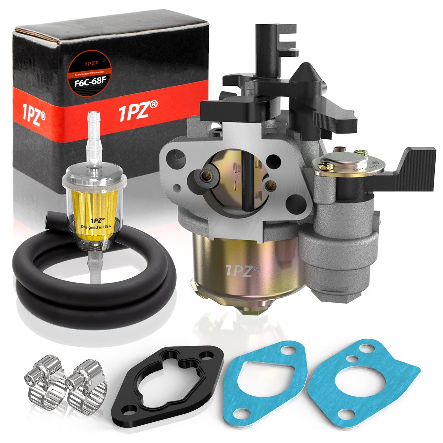 

1PZ for Honda GX200 Agricultural Engine Parts Fuel Fuel Hose Clamp GX1-HN3 Carburetor, Durable, GX160, GX168, (5.5HP, 6.5HP), Machinery, Tiller, +