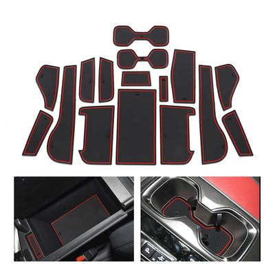 Anti-Slip Rubber Gate Slot Mat for Lexus NX 300 350h 450h 2021-2022 Accessories Cup Holders Non-slip Mats