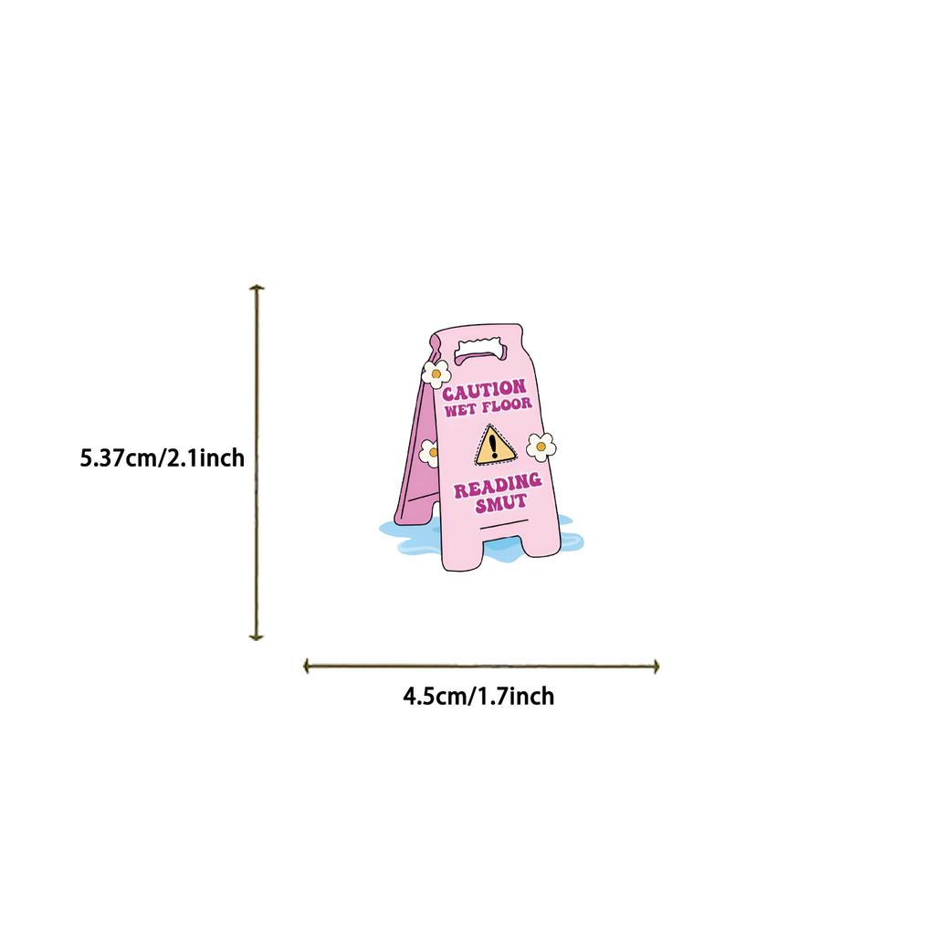 10/50 pezzi Adesivi Bookish Smutty Adesivi impermeabili fai da te rosa BookishSticker Pack per Watercup Laptop Scrapbook Notebook Diary adesivi
