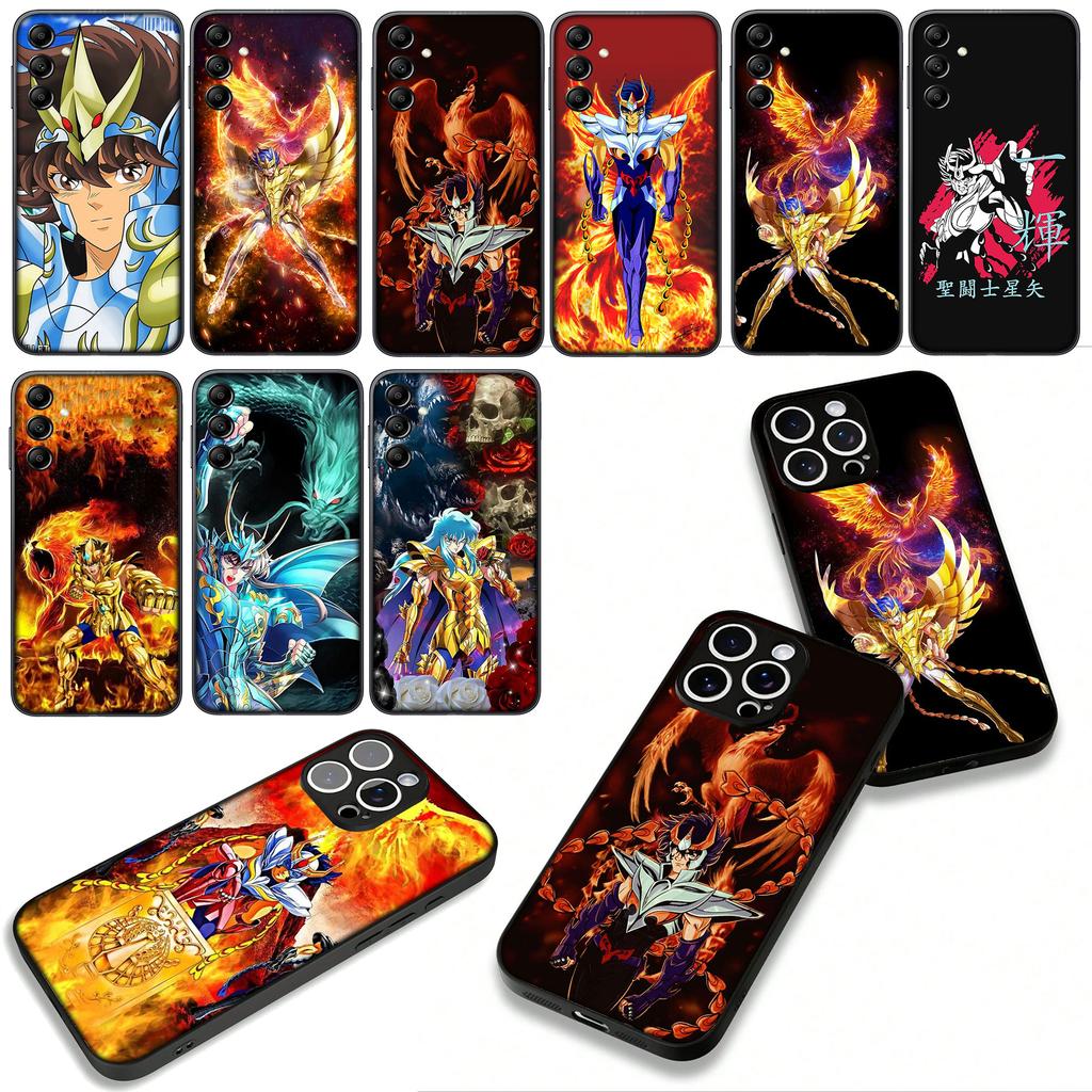 Cover for Samsung Galaxy S25 S24 S22 S23 FE Ultra Plus A56 A05 A06 A15 A16 A55 S7 Edge Phone Case Saints Cartoon Seiyas