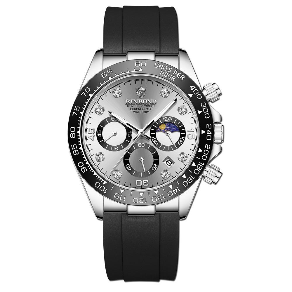 Binbang Men s Multifunctional Sports Quartz Watch - Popular Douyin Trend