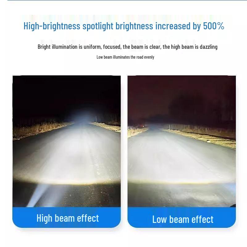 Compatible Foton EST Laser Headlight: Ultra-Bright Four-Lens H5 Front Assembly Replacement
