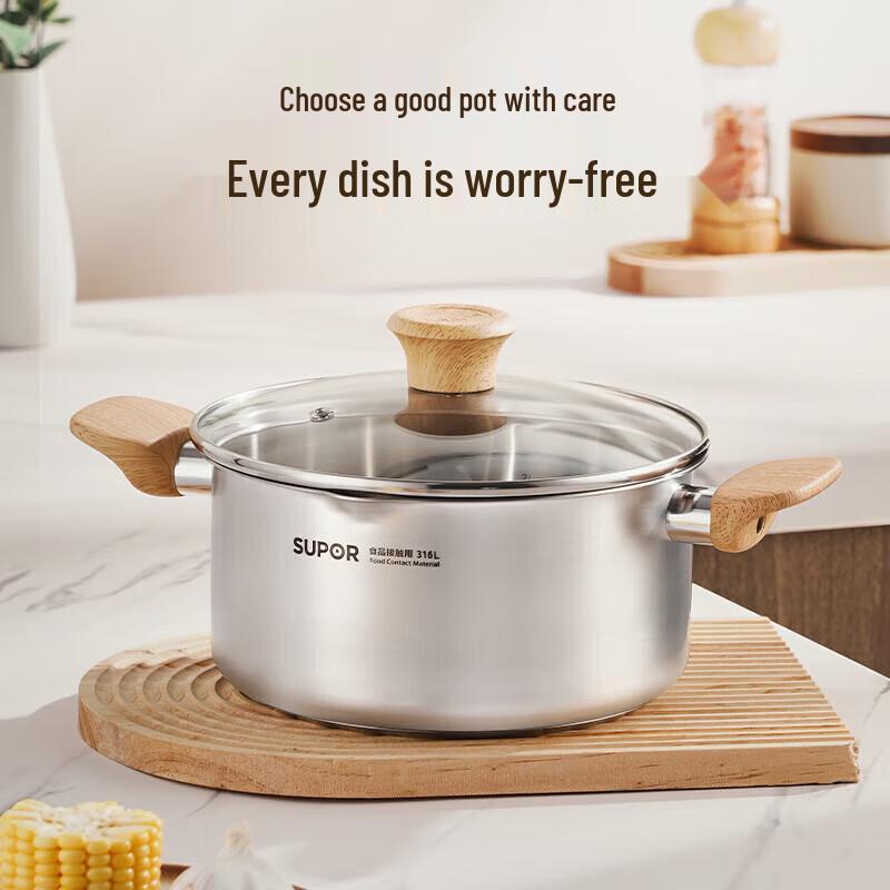 Supor 316L Stainless Steel Soup Pot