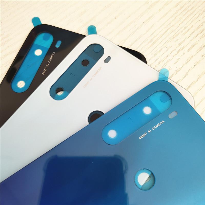 New For Xiaomi Redmi Note 8 Note8 Back Battery Cover Glass Door Rear Housing