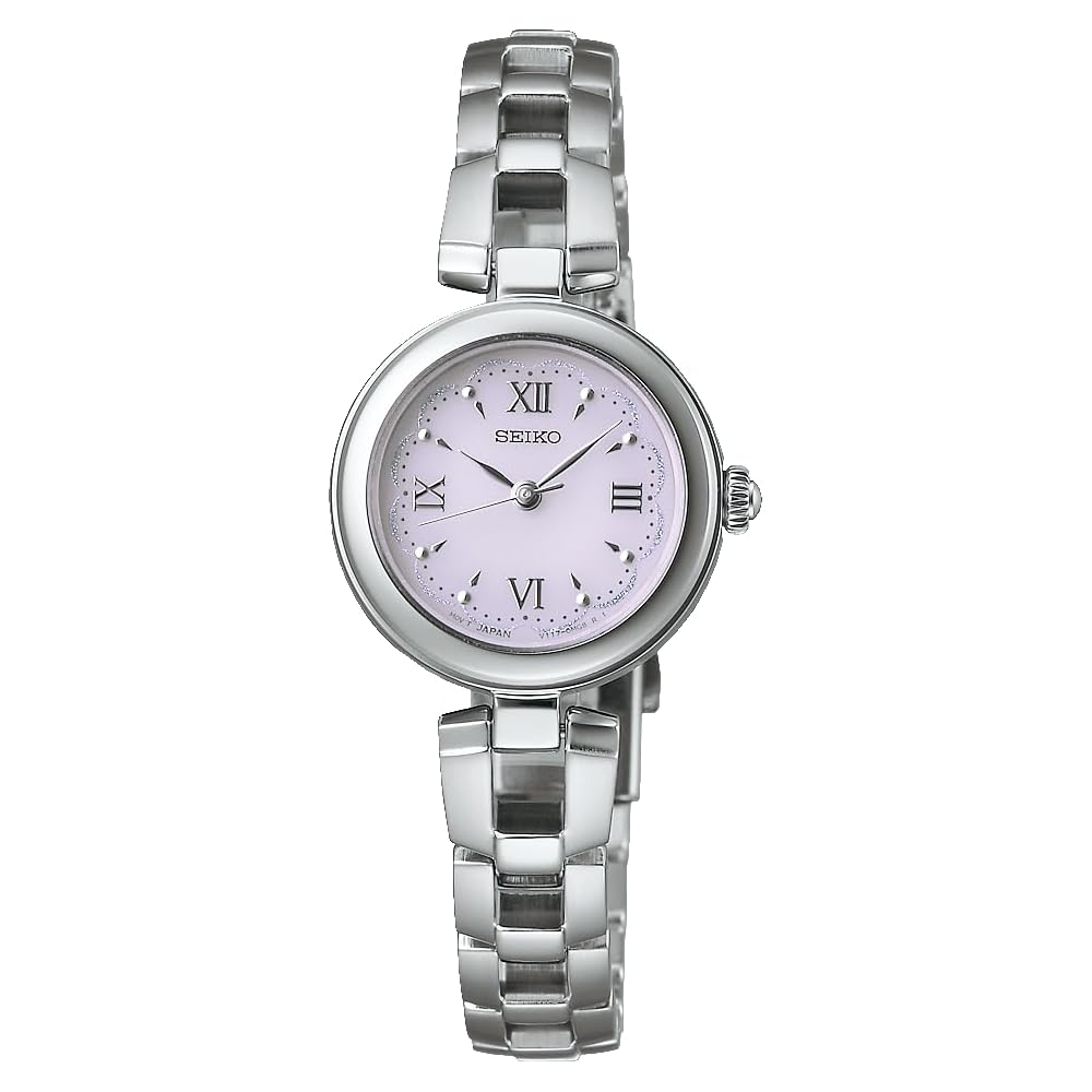 

Seiko Selection SWFA209 Solar Powered Women s Watch 10 ATM Water Resistant Stainless Steel Baby Pink Dial