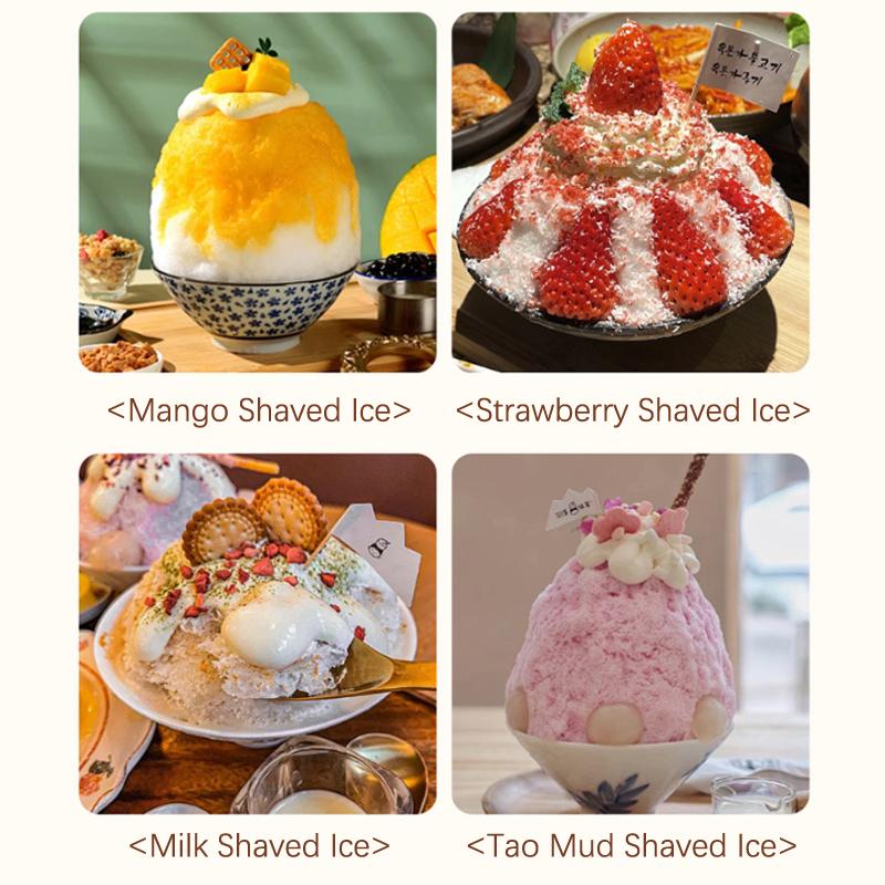 Shaved Ice Machine Small Manual Ice Crusher Home Hand-Cranked Machine Making Smoothie Machine Suitable For Outdoor Camping