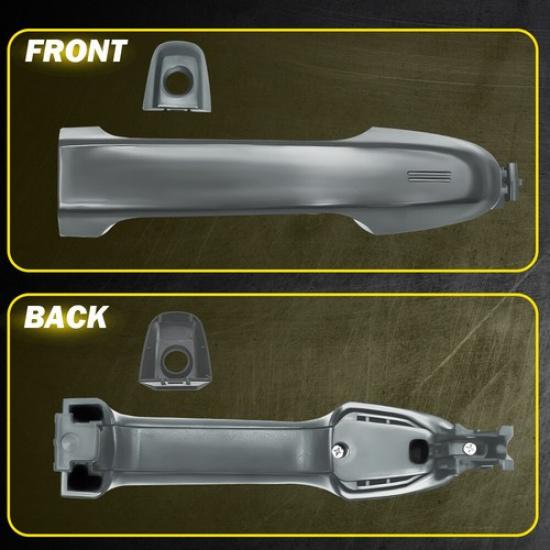 Door Handle Outside Front Driver/Passenger For 12-17 Side Toyota Camry Gray