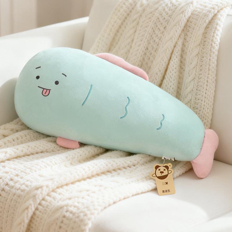 Süßes Meeres-Tier Plüschtier Set Delfin Robbe Und Fisch Kissen Weich Gefüllt Kawaii Meeresbewohner Kuschel Kuscheltier Charmant 60cm