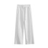 New Women's Fleece-Lined Straight-Leg Sweatpants: Versatile, Slimming, Loose, Casual, Warm Winter Wear.