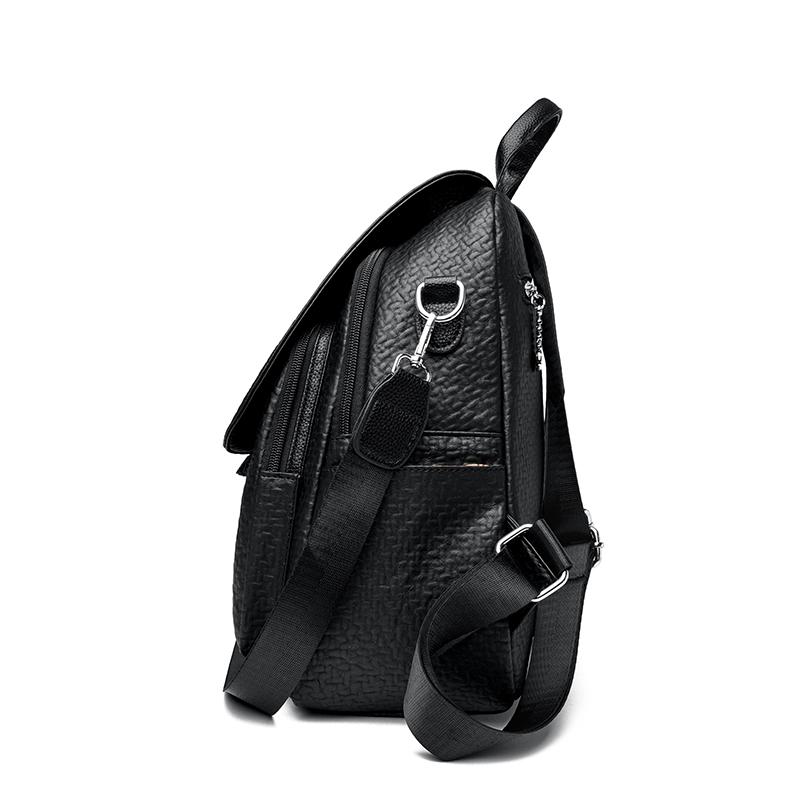 Elephant Embossed Women's PU Backpack Travel Backpack