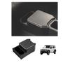 Jimny Nomad JC74W Задний бокс-консоль совместим с апреля Задний ящик для хранения сиденья с 2 подстаканниками ABS без инструментов просто поместите его в салон черный GIKAKU