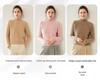 Cozy Cashmere Semi-High Neck Sweater: Slim Fit, Long Sleeve, Short, Loose Pullover - Perfect for Autumn/Winter