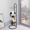 Soporte de Fútbol Estante Multicapa para Almacenamiento de Balones Estante Vertical con Ruedas para Exhibición de Balones