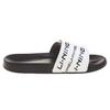 Li Ning Quiet Slip Resistant Slide Slippers Men's Black White AGAR021-1