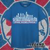 Philadelphia Basketball Greatest Of All Time Team Legends, Philadelphia City Skyline Shirt and Kids Tshirt