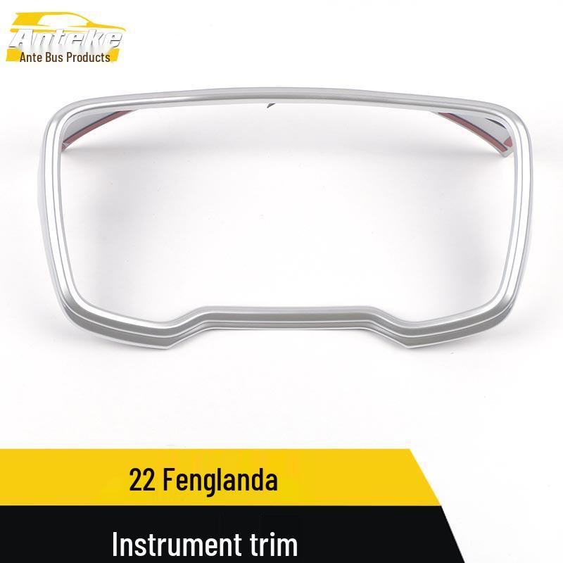 Fenglanda Instrument Panel Trim for 22 Models - Plastic Center Console Bright Strip Car Accessory