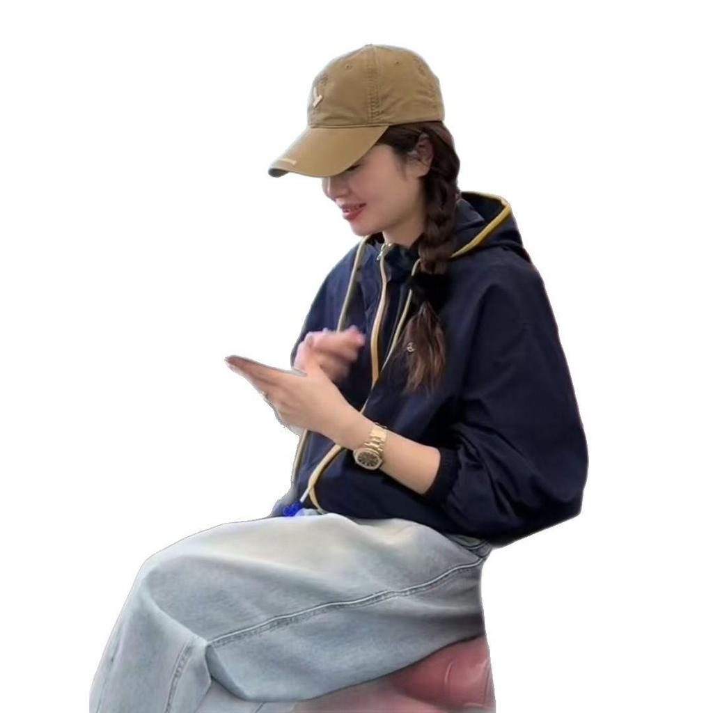 Women's High-End Loose Fit Petite Windbreaker - Spring 2025