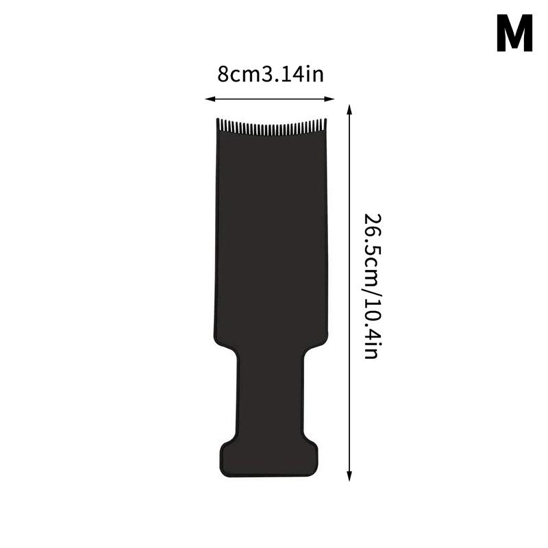 Professional Salon Hair Dyeing Board Highlight Plate Coloring Brush Comb Swatch Board Barber Hairdresser Styling Tools