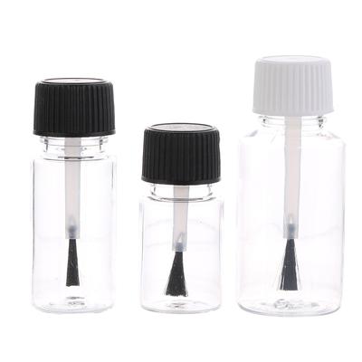 5/10/15/20/30Ml Nail Polish Bottles Clear Refillable Leakproof Storage Jars
