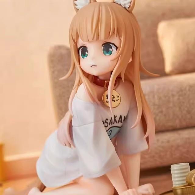 My Cat Is A Cute Girl Collectible Cat Figure For Desk Decor Gift