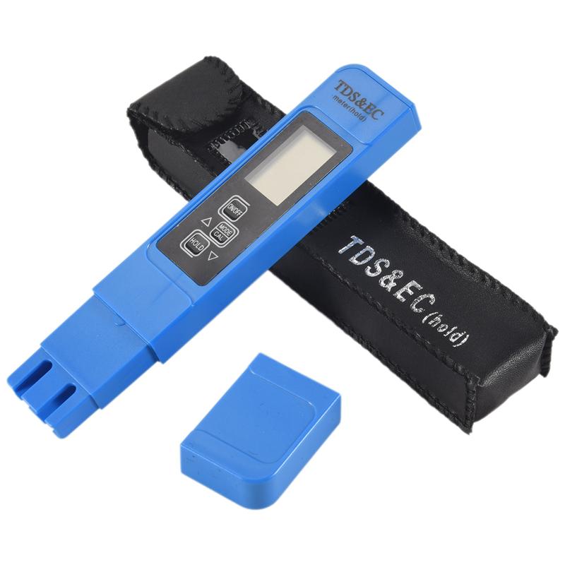-FQYL TDS EC Meter Temperature Tester Pen 3 In 1 Function Conductivity Water Quality Measurement Tool TDS EC Tester 0-9990 Ppm 1