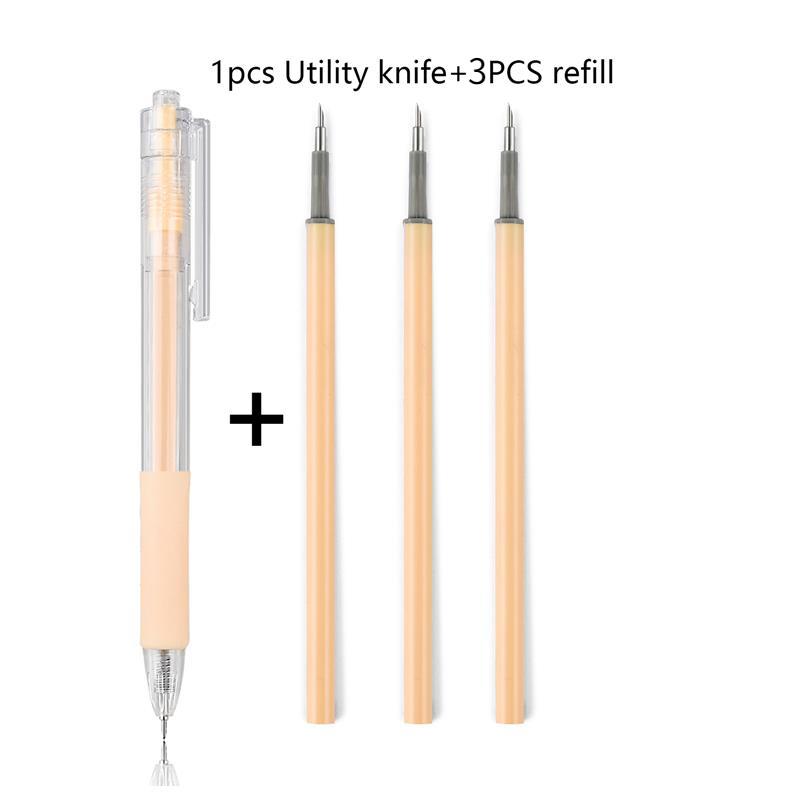 Paper Cut Knife Pen Refill Art Utility Knife Scrapbooking Cutting Tool Sticker Tape Cutter Express Box Knife DIY Craft supplies