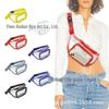 Clear PVC Waterproof Waist Bag for Sports, Running, and Travel with Logo
