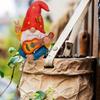 Fantasievolle Hippie-Gitarre Zwergstatue - Bunter Harz-Hofzwerg Geeignet für Außen- und Heimdekoration