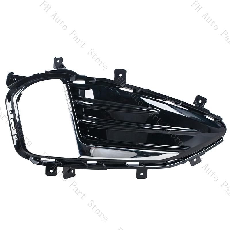 

For Ford Edge 2019 2020 20252025 Front Bumper Daytime Light Fog Lamp Trim Cover Frame Grille Lid Bezel Hood