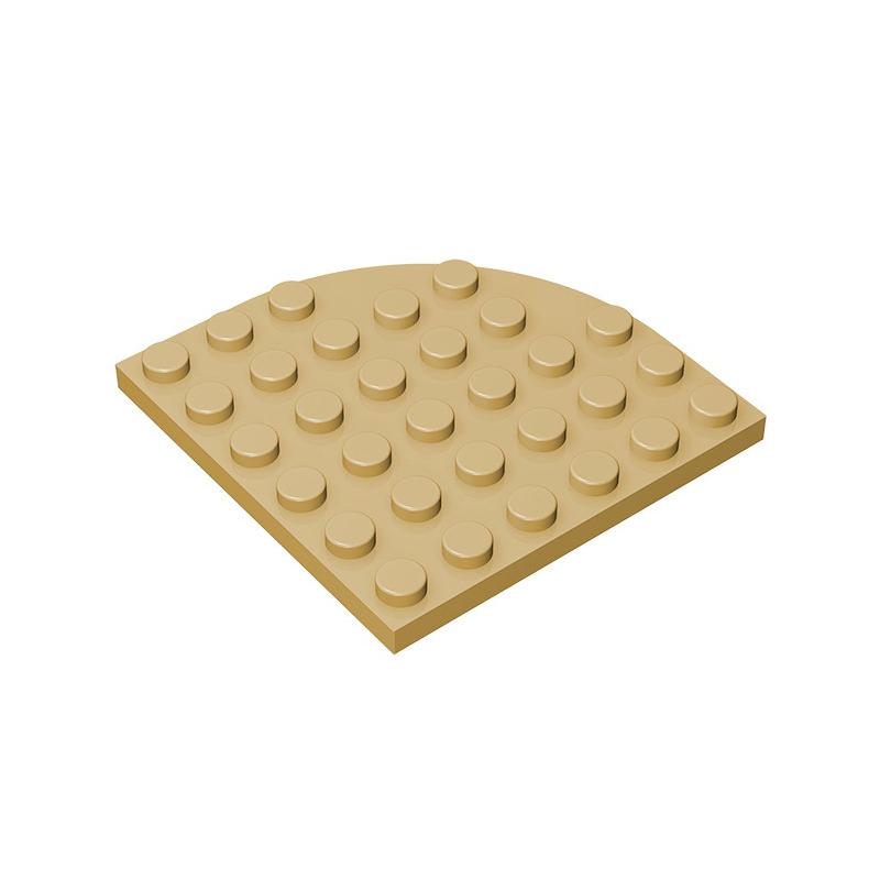 10pcsMOC compatible with 6003 board 6x6 rounded corner building blocks, creative DIY technology for children's toys