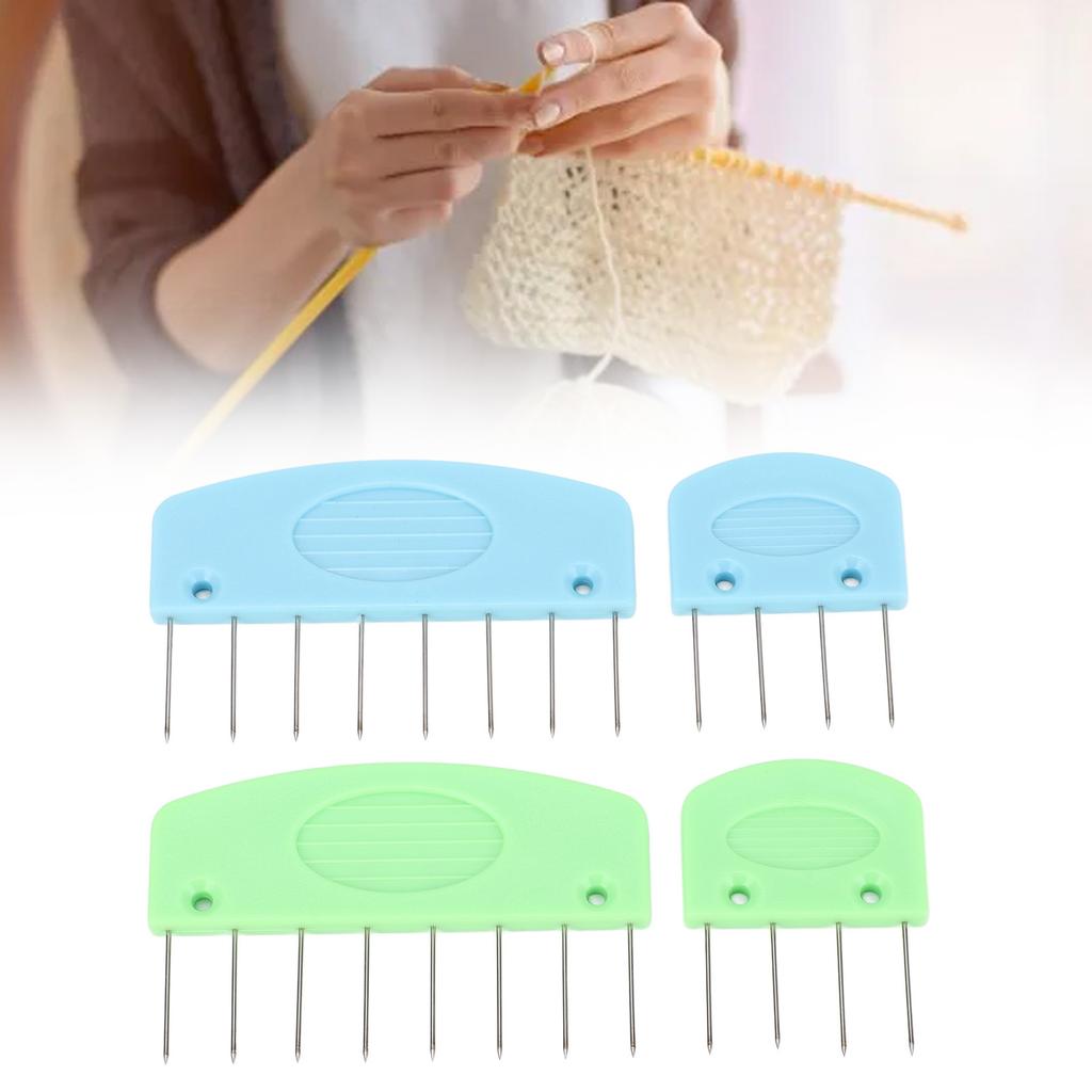 Knit Blocking Combs Non Slip Grip 2 Sizes Dense and Even Glossy Finish Needlework Knit Block Pins for Home or Studio Use