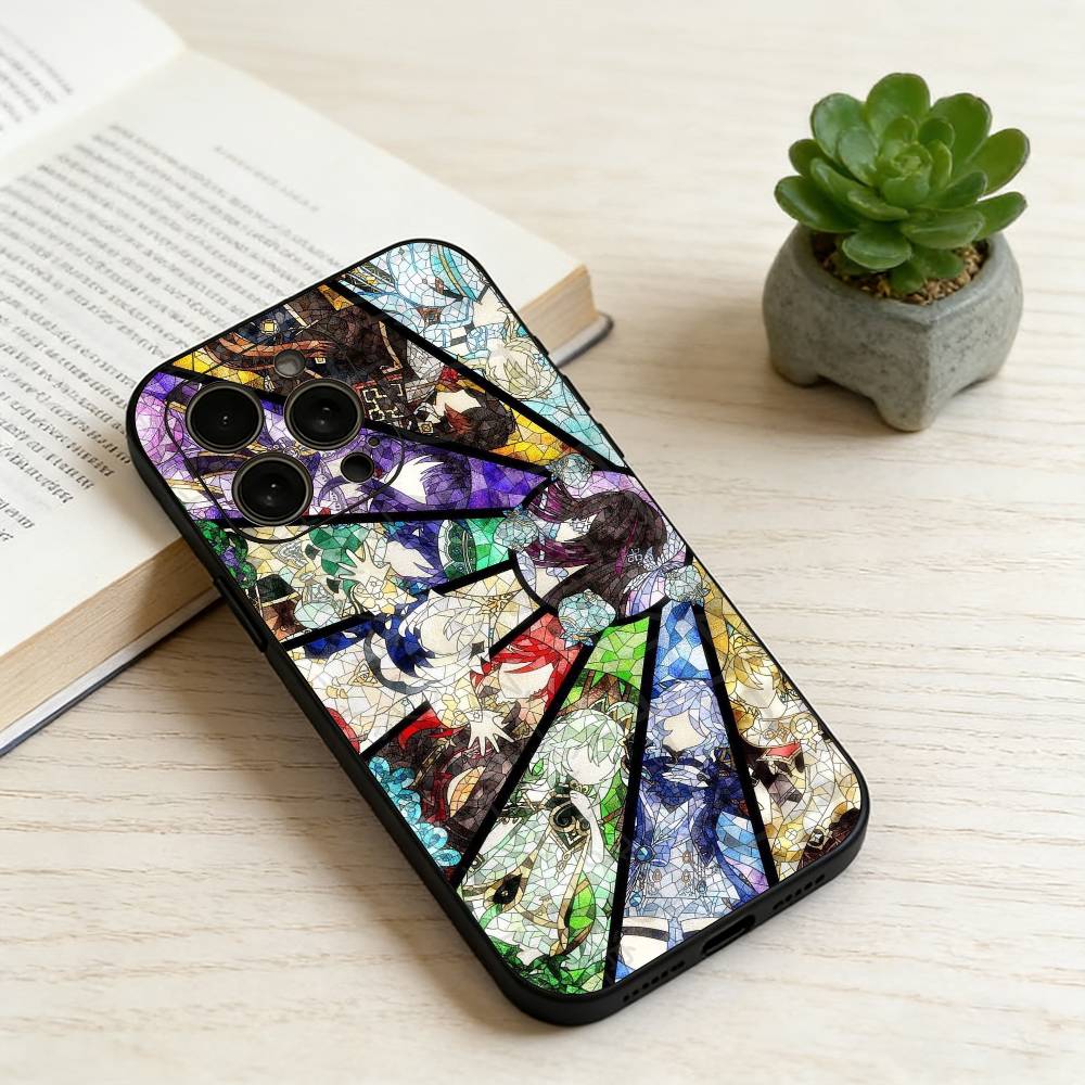 Seven Archons of Genshin Impact Phone Case For iPhone 17, 16,15,14,13,12,11 Plus,Pro Max, Others Soft Black Cover