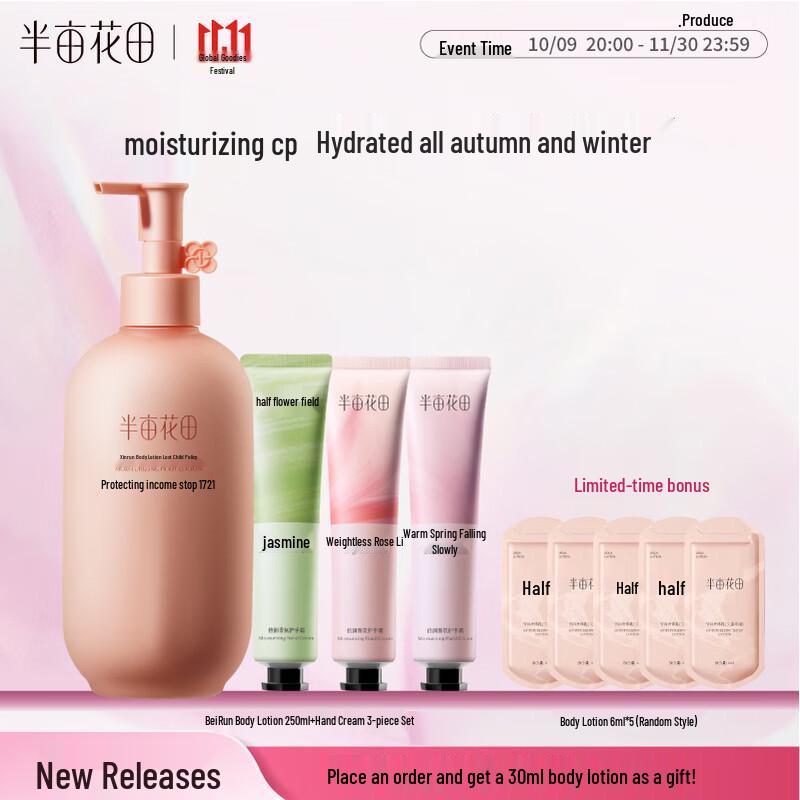 

Rose, Jasmine & Orange Sea Deep Moisturizing Body Lotion & Hand Cream Set