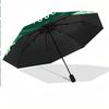 8 Rib Auto Folding Umbrella Celtic FC Print Custom Name Text Portable Rain Gear