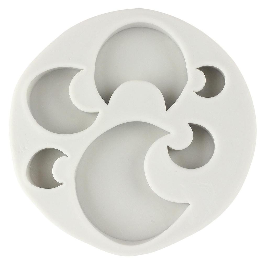 Heart Silicone Mold Love Heart Star Moon Fondant Molds Cake Decorating Tools Theme Cake Dessert Decorated Chocolate Candy Mold